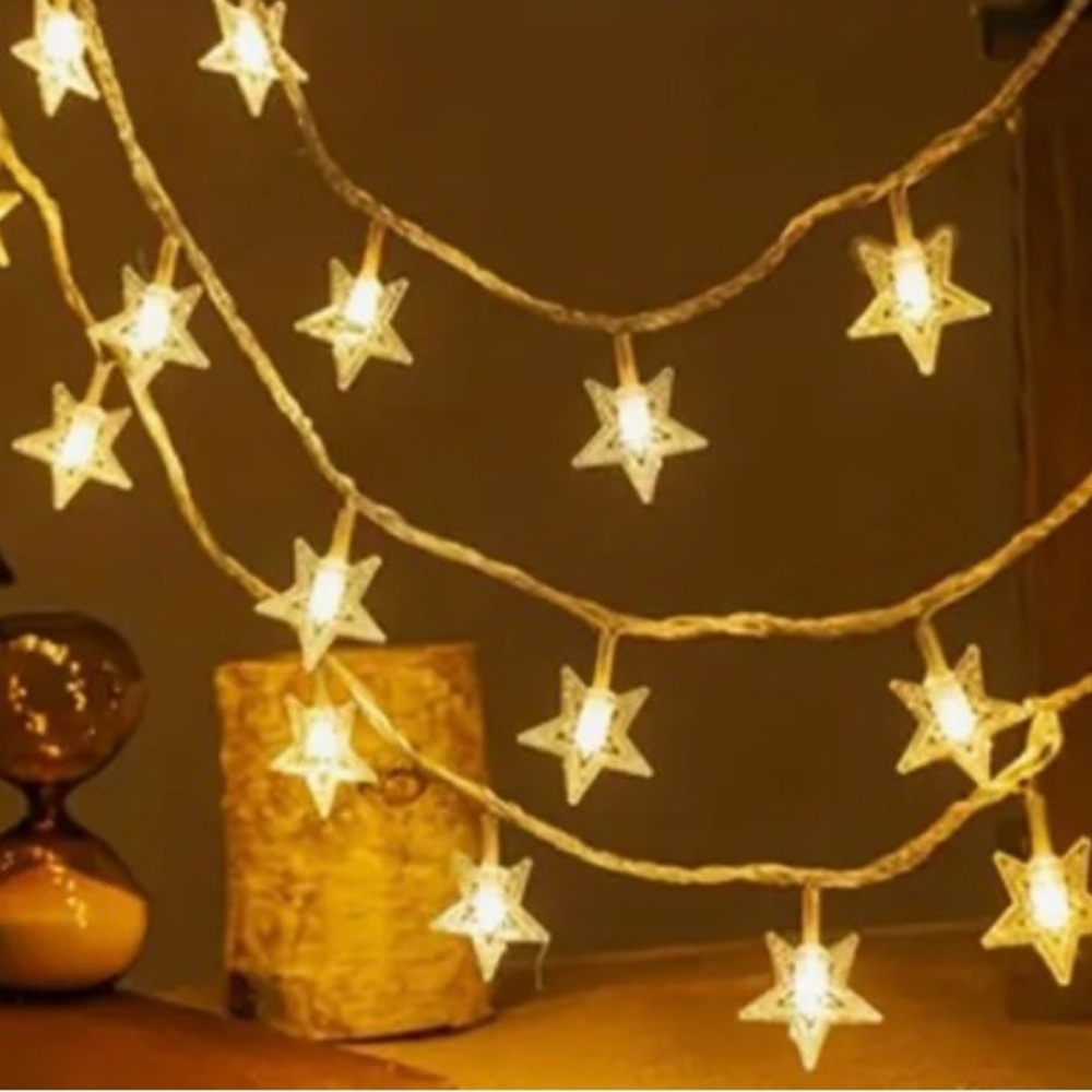 Star String Lights - Warm Lights
